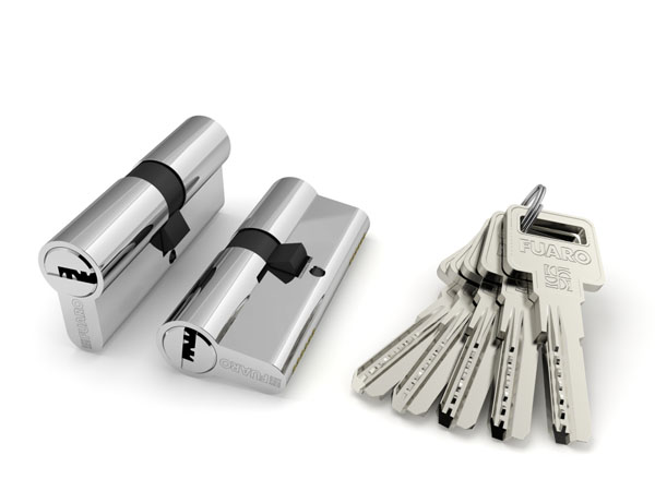 Цилиндровый механизм (R600/90) R6000Key90(50+10+30)-BL CP хром /блистер 5Key, FUARO (Фуаро)