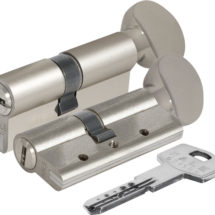 Цилиндровый механизм с вертушкой 164 DBM-E/70 (30+10+30) mm никель 5 кл., KALE KILIT (КАЛЕ КИЛИТ)