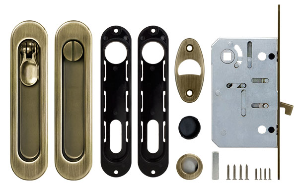 Набор для раздвижных дверей SH.LD152.KIT011-BK (SH011-BK) AB-7 бронза, ARMADILLO (АРМАДИЛЛО) — изображение 4