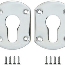 Накладка на цилиндр ESC.C+C/OV.set (ESC031) CP хром (2шт.), FUARO (Фуаро)