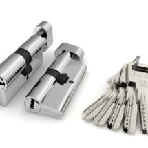 Цилиндровый механизм (R602/100) R6002Knob100(45+10+45) CP хром 5Key с вертушкой, FUARO (Фуаро)