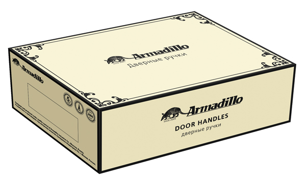 Ручка раздельная R.CL55.Bella (Bella CL2) SILVER-925 серебро 925, ARMADILLO (АРМАДИЛЛО) — изображение 3