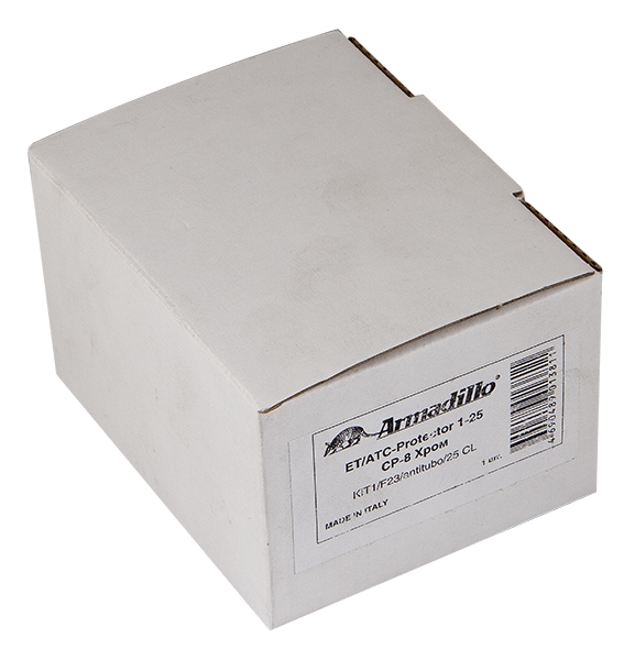 Броненакладка на ЦМ (от вырывания, 25 мм) ET/ATC-Protector 1-25SN-3 Матовый никель box, ARMADILLO (АРМАДИЛЛО) — изображение 3
