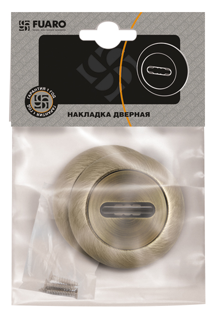 Накладка на сувальдный замок SC.R.RM54 (SC RM) CP-8 хром, FUARO (Фуаро) — изображение 3