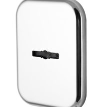 Декоратив. Квадратная накл. на сувальдный замок со шторкой PS-DEC SQ CT (ATC Protector 1) CP-8 Хром, ARMADILLO (АРМАДИЛЛО)
