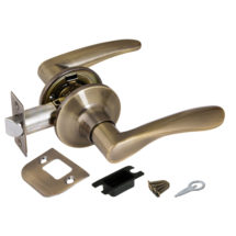 Ручка защелка DK620 AB-PS (6020 AB-P) (без фик.) бронза, PUNTO (ПУНТО)