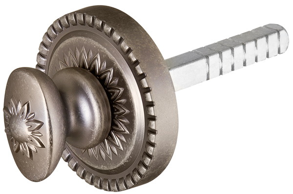 Ручка поворотная BKW8.R.CL55 (BKW8/CL) AS-9 античное серебро, ARMADILLO (АРМАДИЛЛО)