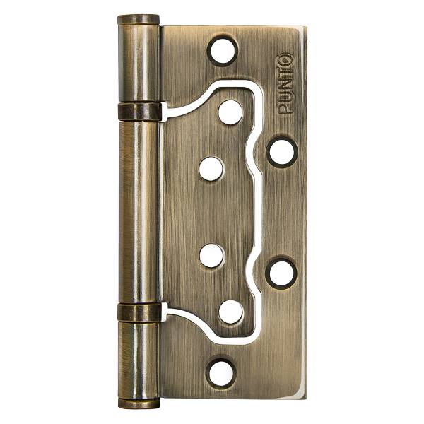 Петля универсальная без врезки IN4200W AB (200-2B 100x2,5) бронза, PUNTO (ПУНТО)