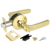 Ручка защелка DK626 PB-BK (6026 PB-B) (фик.) золото, PUNTO (ПУНТО)