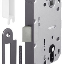 Корпус врезного замка c защёлкой PLASTP85C-50 (P85C-50) GR графит, FUARO (Фуаро)