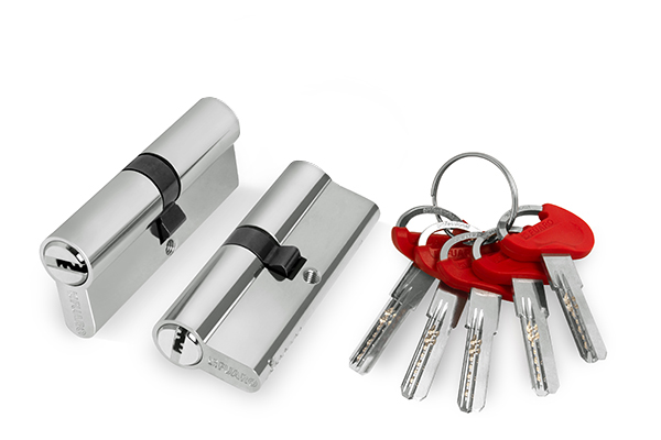 Цилиндровый механизм (D-PRO500/80) D-PRO5000Key80(30+10+40) CP хром 5Key, FUARO (Фуаро)