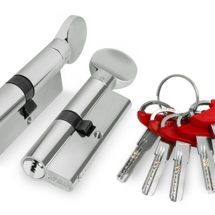 Цилиндровый механизм (D-PRO502/110) D-PRO5002Knob110(55+10+45) CP хром 5Key, FUARO (Фуаро)