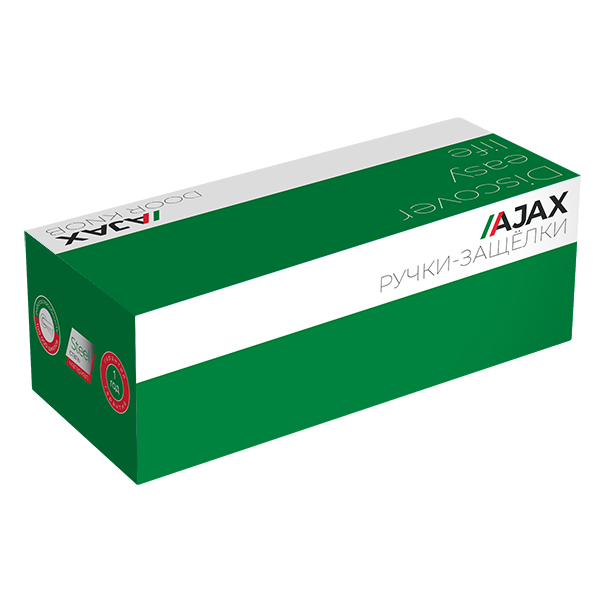 Ручка защелка DK682 SN-ET (6082 SN-E) (кл./фик.) мат. никель, AJAX (АЯКС) — изображение 4