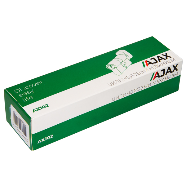 Цилиндровый механизм (AX102/60) AX1002Knob60 (25+10+25) PB латунь с вертушкой, AJAX (АЯКС) — изображение 3
