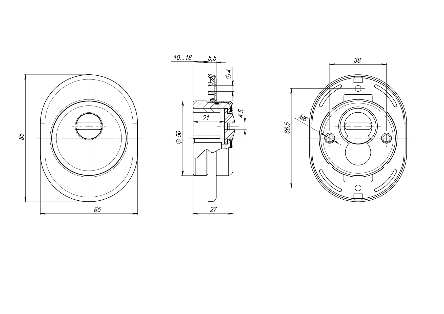 Броненакладка DEF.ECO/OV.4825 (DEF 4825 eco) SN-3 матовый никель, FUARO (Фуаро) — изображение 2