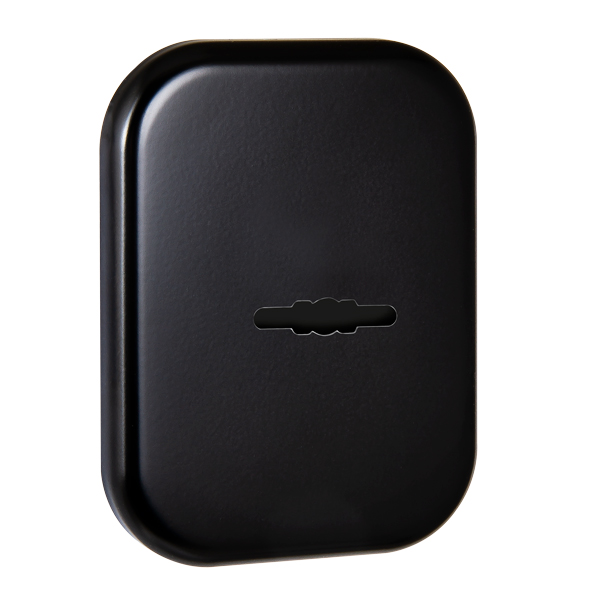 Накладка на сувальдный замок ESC.S.XL/K.486 BL (SC 486-S SQ XL) со шторкой черный (1шт.), FUARO (Фуаро)