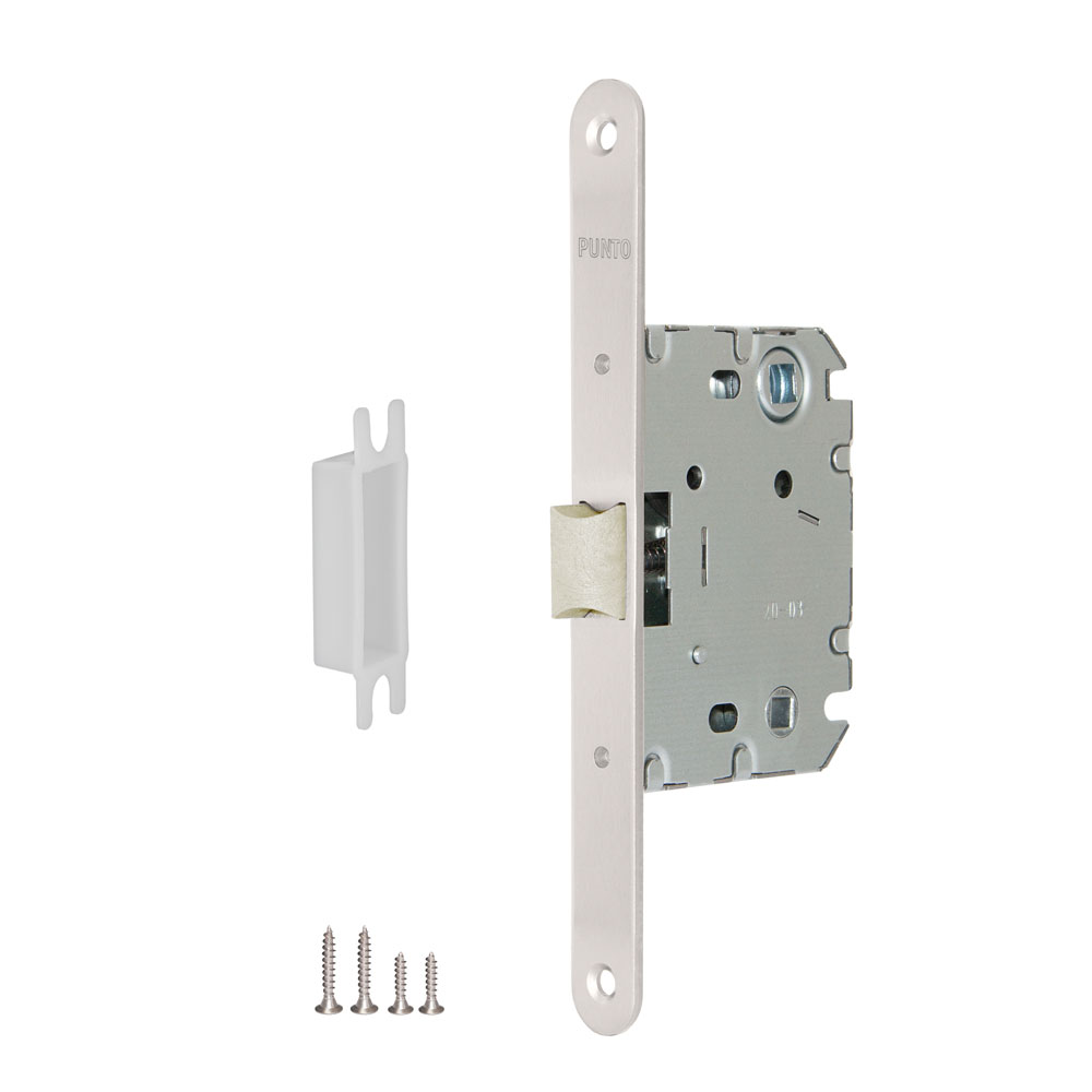 Защелка PLASTPL70X-R20 (PL70X-R20 SN) (врезная) SN мат. никель упаковка, PUNTO (ПУНТО) — изображение 4