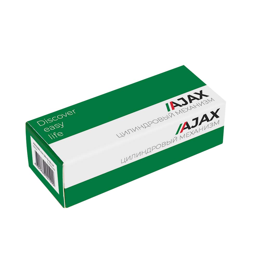 Цилиндровый механизм (AZ100/100) AZ1000Key100 (40+10+50) CP хром , AJAX (АЯКС) — изображение 3