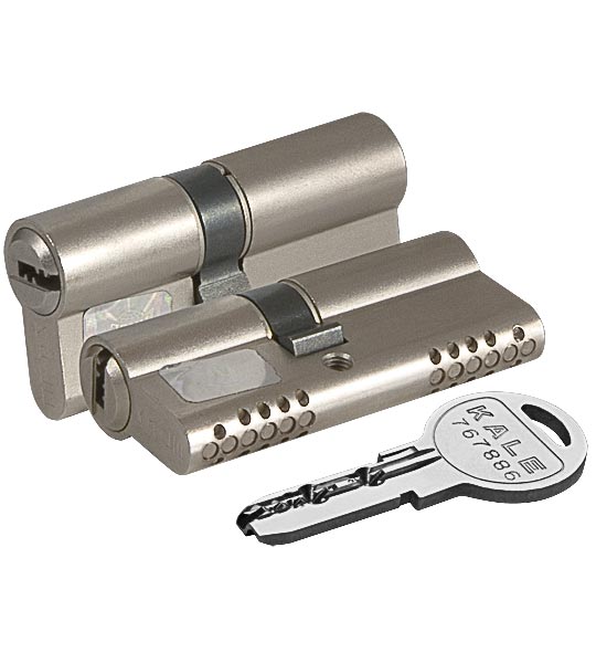 Цилиндровый механизм 164 OBS SNE/80 (30+10+40) mm никель 5 кл. new, KALE KILIT (КАЛЕ КИЛИТ) — изображение 2