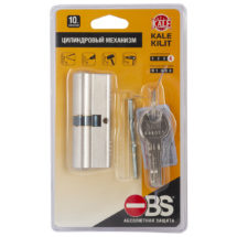Цилиндровый механизм 164 OBS SNE/90 (40+10+40) mm никель 5 кл. new, KALE KILIT (КАЛЕ КИЛИТ)