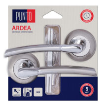 Ручка раздельная LM/A R.TL54.ARDEA/HD SN/CP-3 матовый никель/хром, PUNTO (ПУНТО)