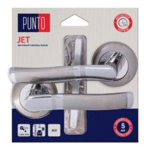 Ручка раздельная LM/A R.TL54.JET/HD SN/CP-3 матовый никель/хром, PUNTO (ПУНТО)