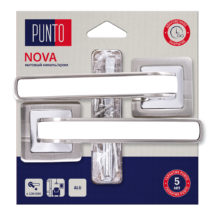Ручка раздельная LM/A K.QR52.NOVA/HD SN/CP-3 матовый никель/хром, PUNTO (ПУНТО)