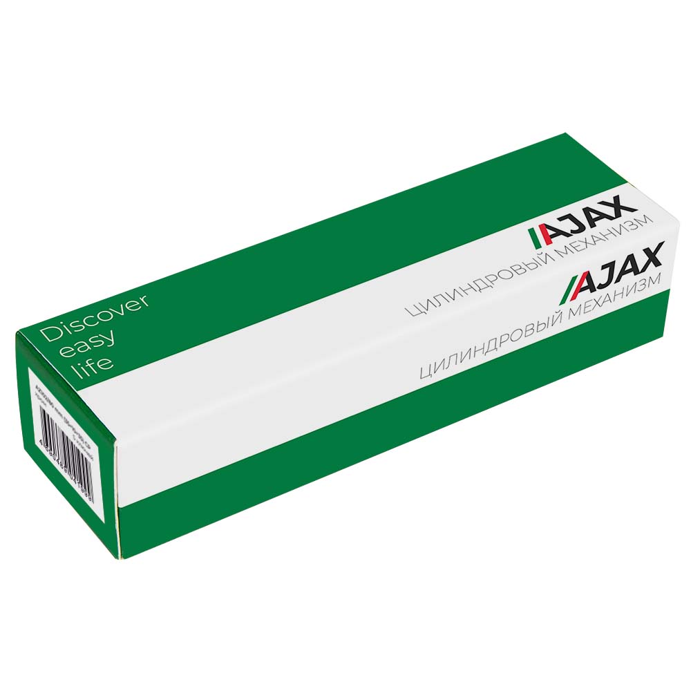 Цилиндровый механизм (AZ202/80) AZ2002Knob80 (40+10+30) CP хром с вертушкой, AJAX (АЯКС) — изображение 3