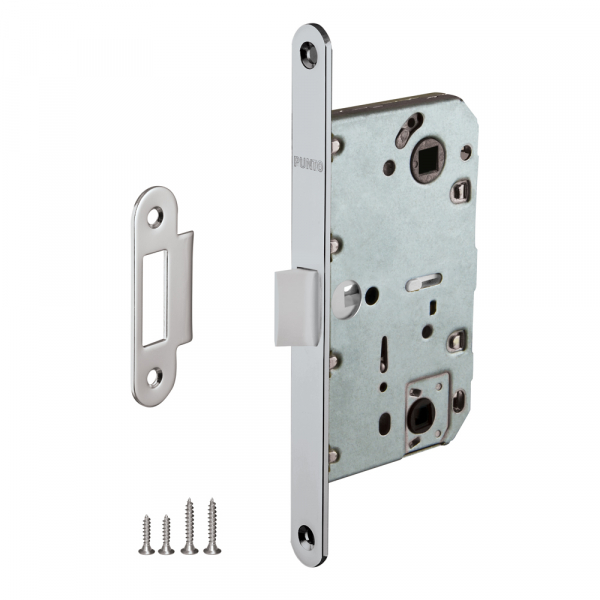 Защелка врезная PL96WC-50/BL CP (хром), PUNTO (ПУНТО)