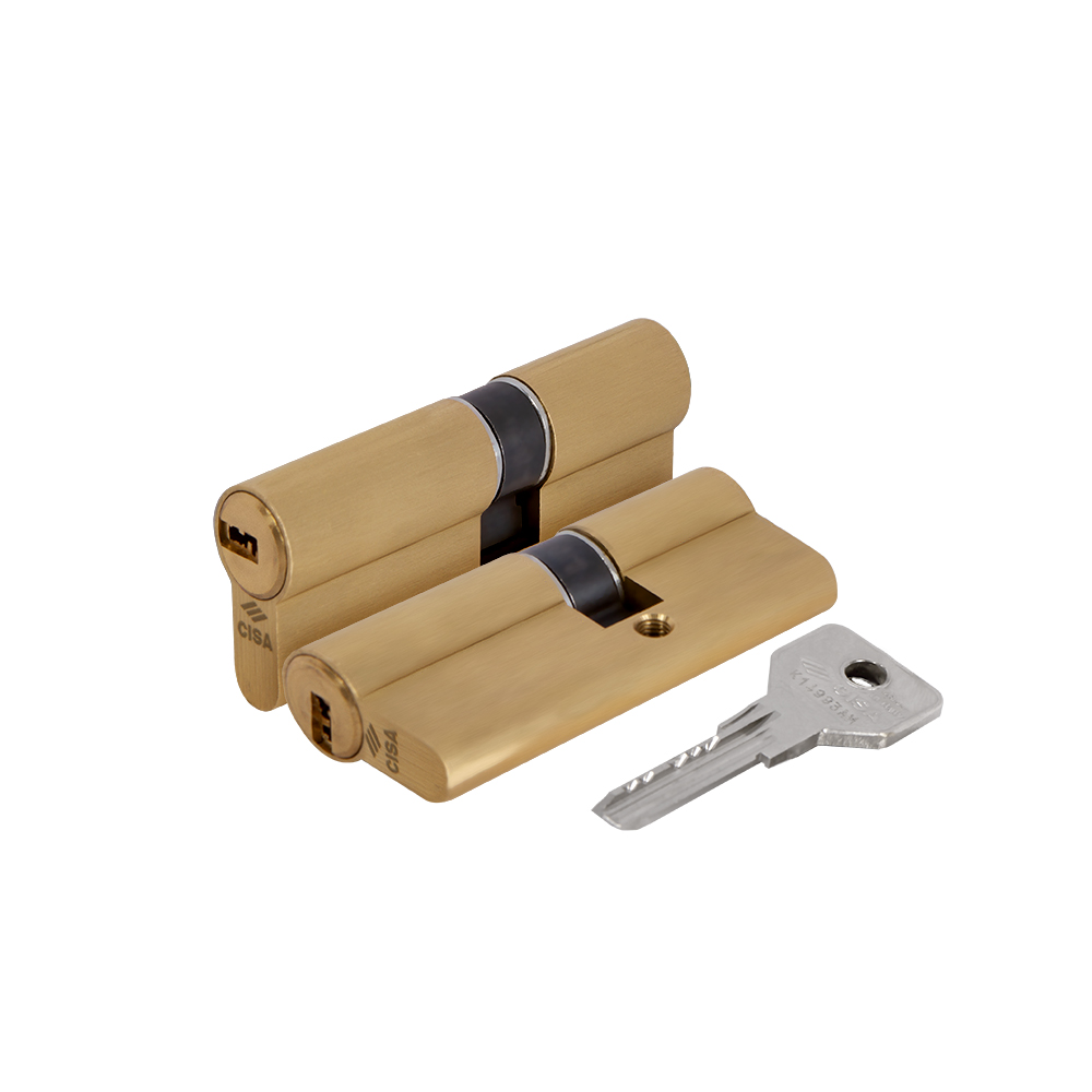 Цилиндровый механизм Cisa ASIX OE300-28.00 (75 мм/30+10+35), ЛАТУНЬ, CISA (ЧИЗА)